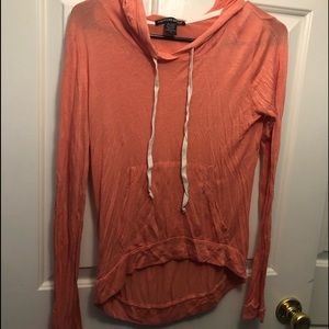 Salmon colored hoodie